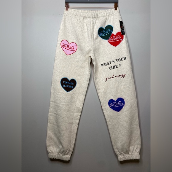 Von DutchXVintage Havana Collab Heart Joggers. - Picture 6 of 10
